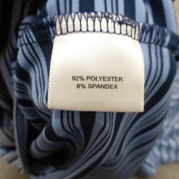 Peter Millar Shirt Mens XL Summer Comfort Polo Golf Blue Performance Striped - Picture 9 of 10